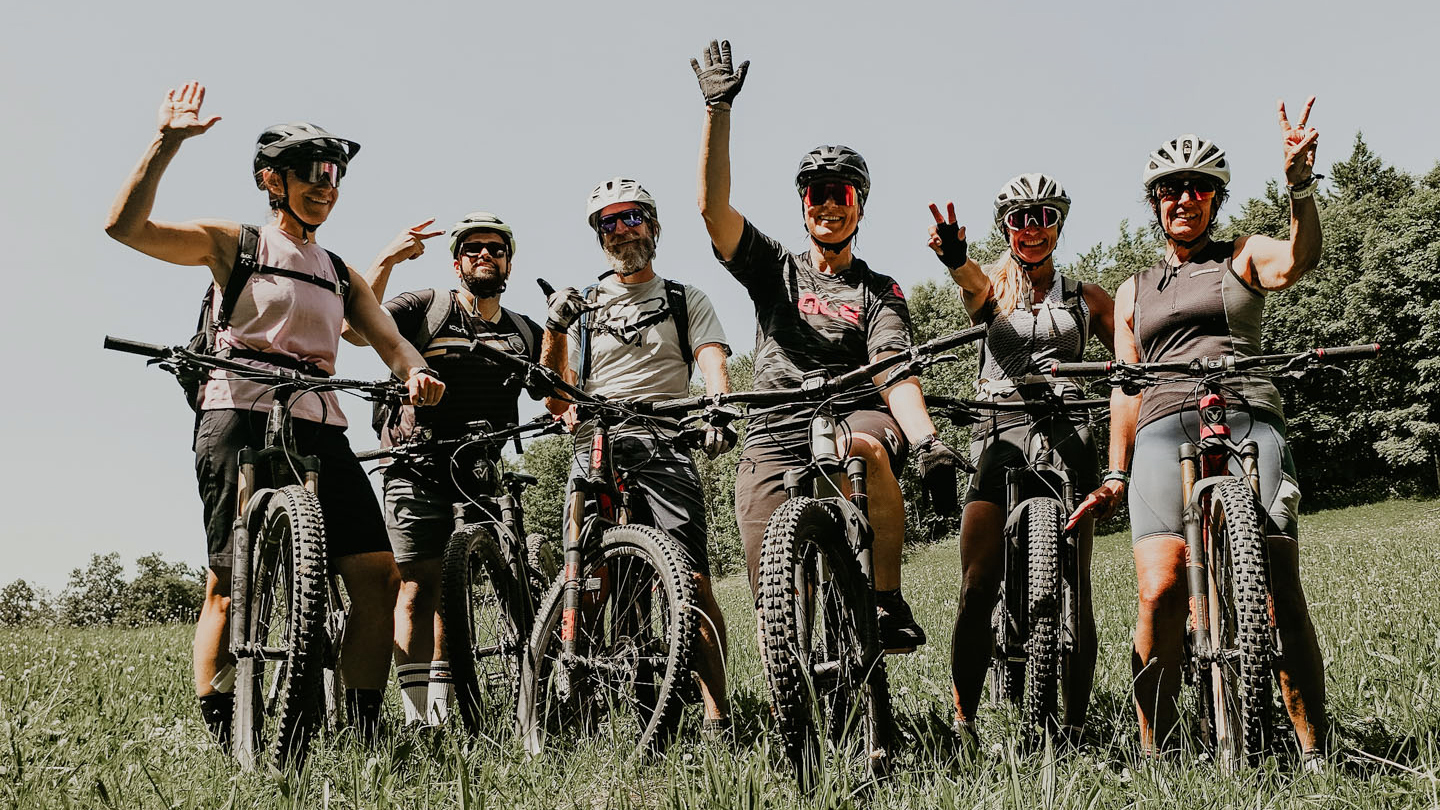 Mountainbike Techniktour mit Kolleg:innen
