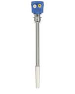 Capanivo CN 4030 - Capacitive sensor for point level measurement with tube extension showing connections front view