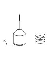 Pieza de repuesto del sensor de peso NB 3000 para medición interfase de cable, PVC con núcleo metálico (sl102230)