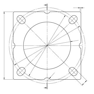 Flange sealing DN100 / 4" silicone -40 … 200 °C (-40 … 392 °F), NR 4000/ NR 7000 (di300124)