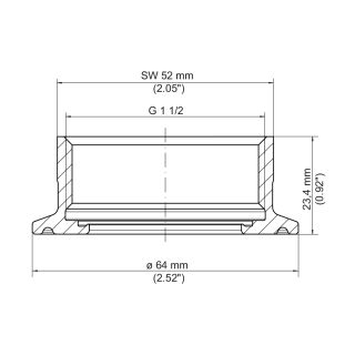 Raccords hygiéniques (adaptateur) Triclamp