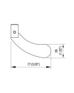 Paleta en forma de bota