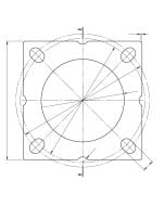 Flange sealing DN50 / 2" AFM30 -40 … 200 °C (-40 … 392 °F), NR 7000 (di300134)