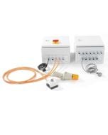 NivoTec NT 4500 - Level monitoring and visualisation via webserver - picture showing control cabinets and accessories