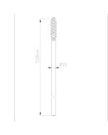 Rod extension kit, flexible