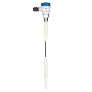 Capanivo CN 7150 - sensor capacitivo para medición de nivel puntual con cable de extensión (la imagen muestra la conexión al proceso en el lado izquierdo)