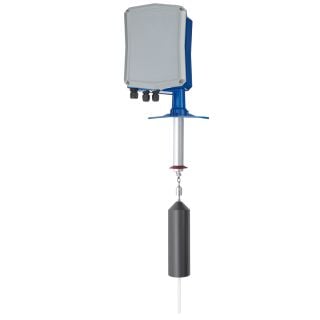 NivoBob NB 3200 - electromechanical lot sensor for continuous level measurement - tape version with flange and pvc weight