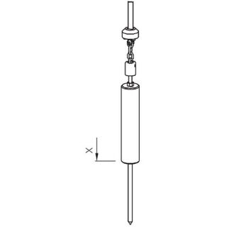 Pieza de repuesto peso del sensor NB 3000 para la medición de interfase de cinta, acero inoxidable (sb102230)