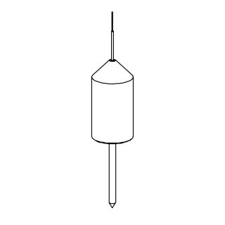 Sensor,versión cable,PVC con clavija