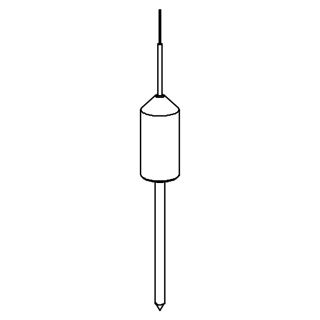 Sensor,versión cable,Acero inoxidable con clavija