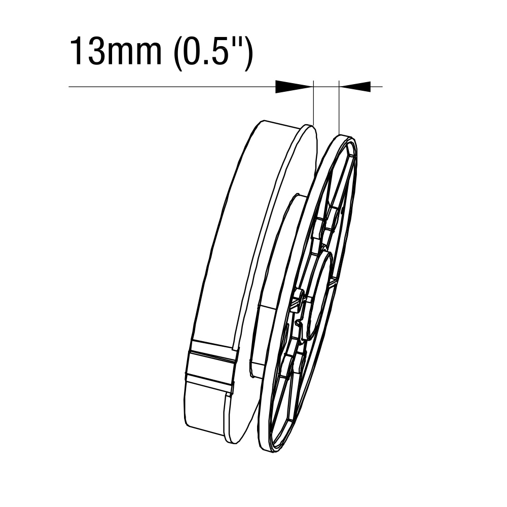 Spare part Rope roller NB 3000 with 30m rope (13mm rope chamber 