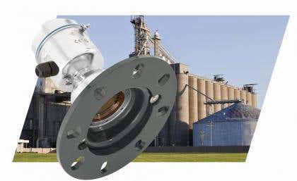 Free-radiating radar measurement in animal feed production