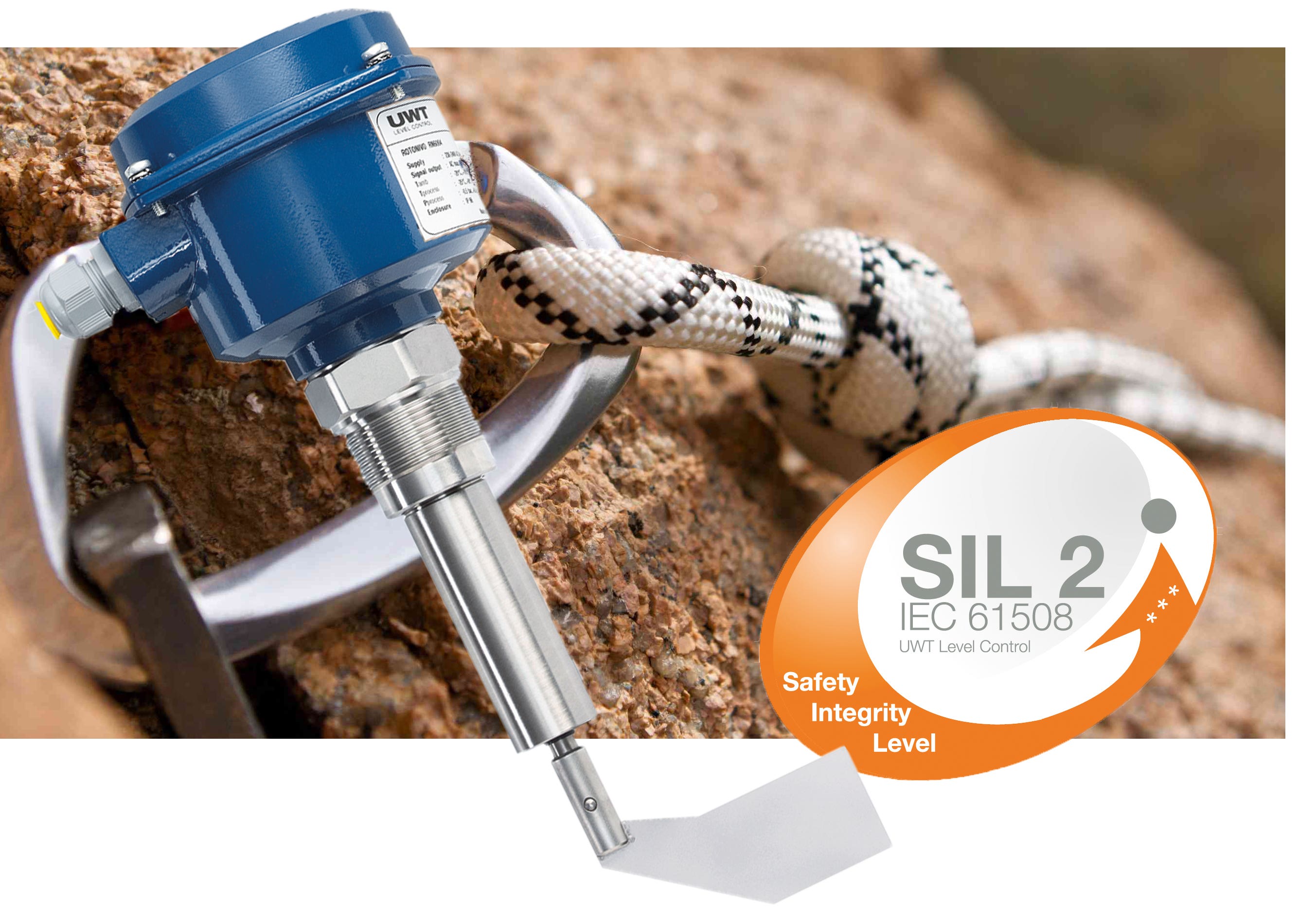 SIL2 para detector de nivel con paleta giratoria